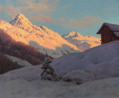 Gipfel im Engadin von Ivan Fedorovich Choultse