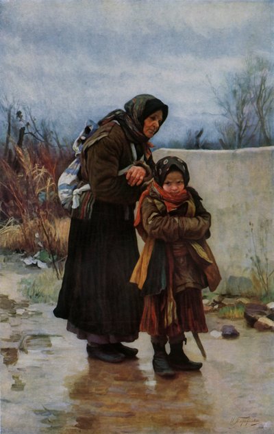 Großmutter und Enkelkind, 1880er, 1965 von Ivan Ivanovic Tvoroznikov