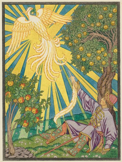 Iwan Zarewitsch und der Feuervogel von Ivan Yakovlevich Bilibin