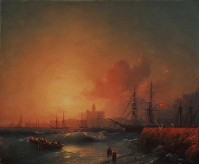 Malaga, 1854 von Ivan Konstantinovich Aivazovsky