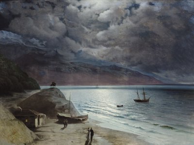 Nacht in Gurzuf, 1891 von Ivan Konstantinovich Aivazovsky