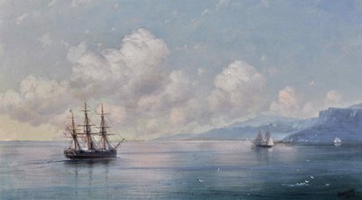 Schiff vor der Krimküste, 1881 von Ivan Konstantinovich Aivazovsky