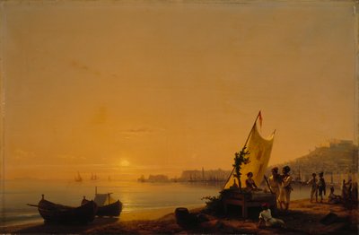 Die Bucht von Neapel, 1844 von Ivan Konstantinovich Aivazovsky