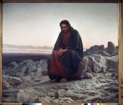 Christus in der Wüste von Ivan Nikolaevich Kramskoy