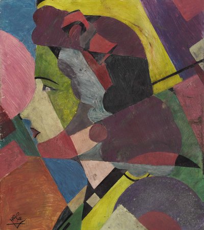 Frau im Profil von Ivan Vassilyevich Klyun