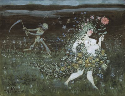 Leben und Tod, 1905 von Ivar Axel Henrick Arosenius