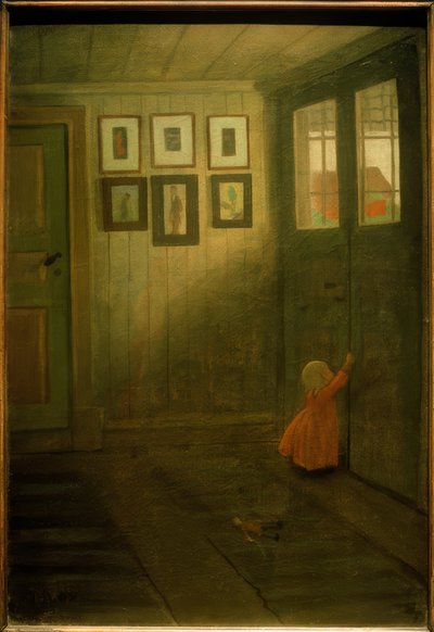 Das Mädchen an der Tür von Ivar Axel Henrik Arosenius