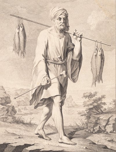 Ein arabischer Fischer von J.F. Clemens