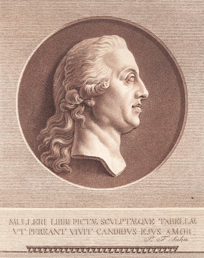 Fr. Adam Müller. Nach Wiedewelts Marmormedaillon von J.F. Clemens