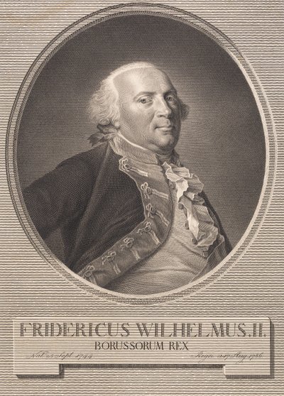 Friedrich Wilhelm II von J.F. Clemens