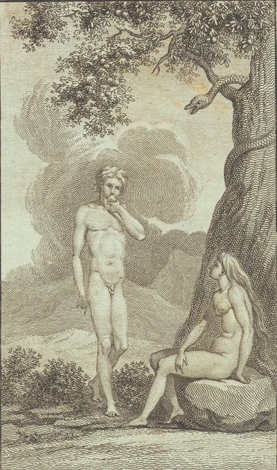 Illustration zu Ewalds "Adam und Eva". IV von J.F. Clemens