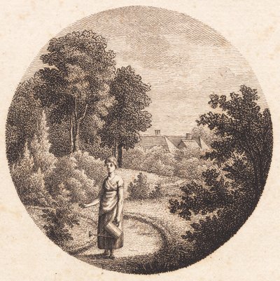 Partie aus Nordfeldts Garten von J.F. Clemens