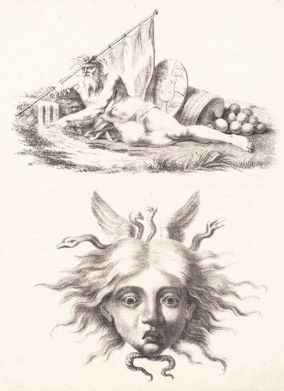 Öresund. Medusakopf von J.F. Clemens