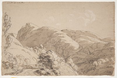 Berge bei Subiaco von J.L. Lund