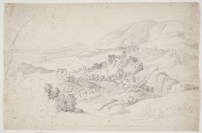 Olevano Romano. Sabinergebirge von J.L. Lund