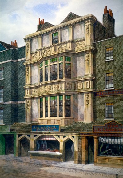 76 Aldgate High Street, London, ca. 1860 von JL Stewart