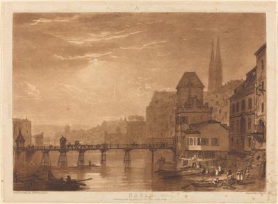 Basel, veröffentlicht 1807 von Joseph Mallord William Turner