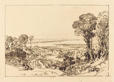 Zusammenfluss von Severn und Wye, veröffentlicht 1811 von Joseph Mallord William Turner