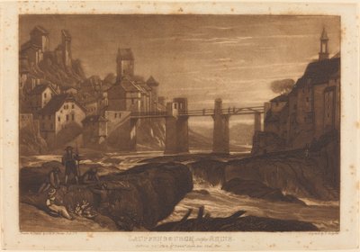 Lauffenbourgh am Rhein von Joseph Mallord William Turner