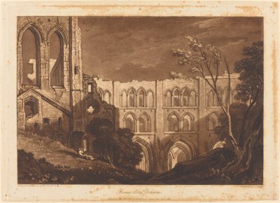 Rivaux Abbey, veröffentlicht 1812 von Joseph Mallord William Turner