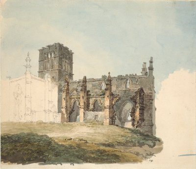 Die zerstörte Abtei in Haddington, ca. 1794 von Joseph Mallord William Turner