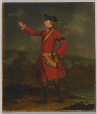 Porträt von General Wolfe (1727-59) von J.S.C. Schaak
