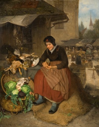 Ihre Gewinne zählend, 1894 von J.W. Weben