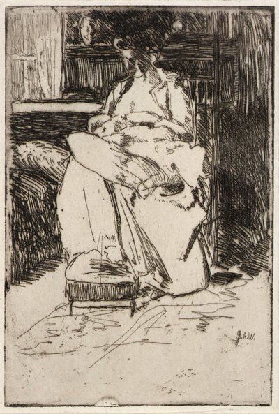 Mutter und Kind Nr. 1 von J. Alden Weir