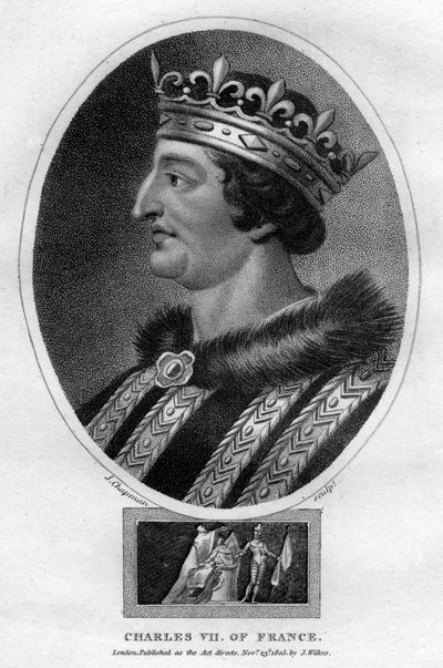 Karl VII., König von Frankreich, 1805 von J. Chapman