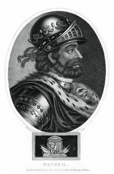 Heinrich II., König von England, 1804 von J. Chapman