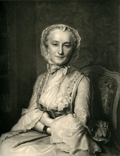 Porträt von Mademoiselle Sallé, um 1750, 1908 von J Chauvet