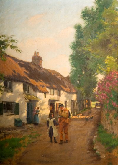 Heimwärts (Dashpers Lane, Brixham, Devon) von J. Cooke