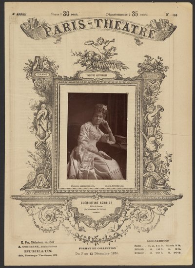 Pariser Theater: Clementine Schmidt von J. Émile Tourtin