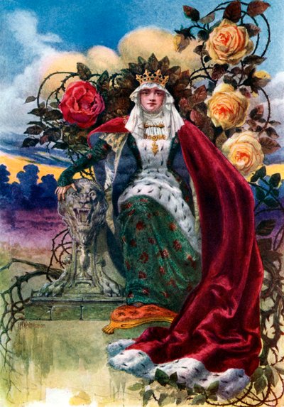 Eine Königin der Rosen, 1908-1909 von J. H. Valda