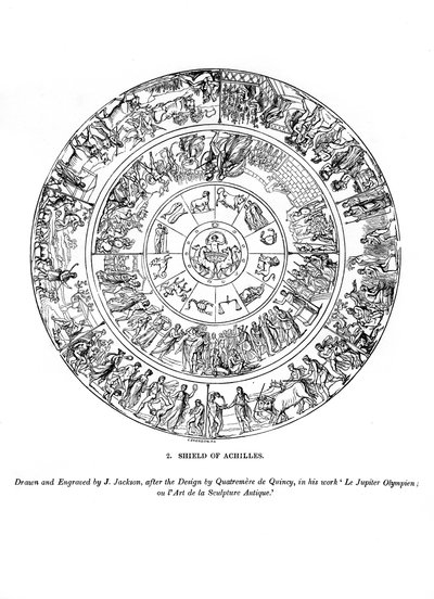 Schild des Achilles, 1843 von J. Jackson