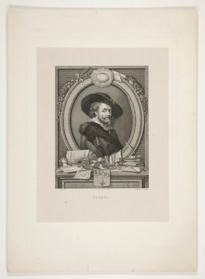Porträt von Peter Paul Rubens von J. L. Benoist