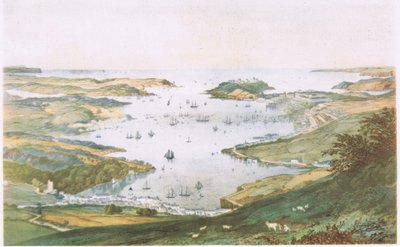 Hafen von Falmouth von J. Lynn