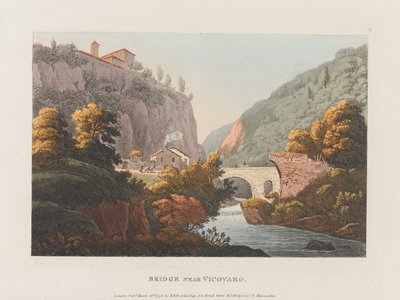 Brücke bei Vicovaro von J. Merigot