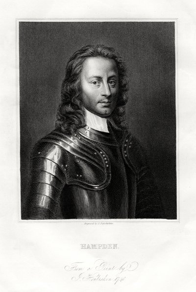 John Hampden Esquire, 19. Jahrhundert von J. Posselwhite