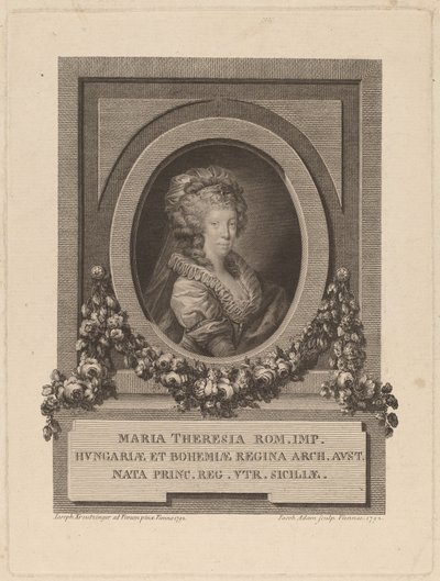 Marie-Thérèse, Heilige Römische Kaiserin, 1792 von Jacob Adam