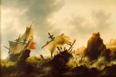Schiffbruch im Sturm von Jacob Adriaensz Bellevois