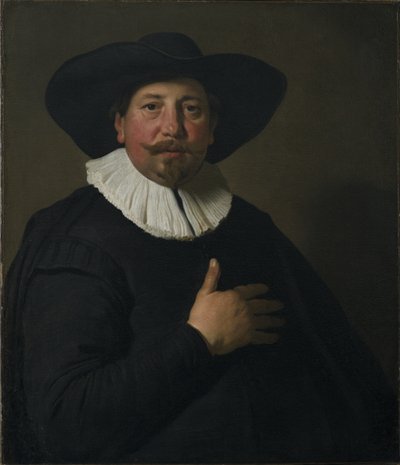 Porträt eines Mannes, ca. 1638 von Jacob Adriensz Backer