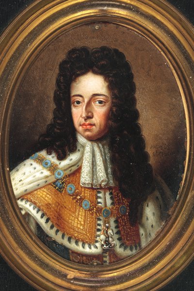 Wilhelm III. (Emaille) von Jacob Christian