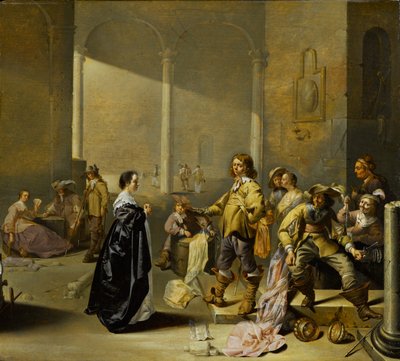Wachstube mit Kriegsbeute, ca. 1635-1640 von Jacob Duck