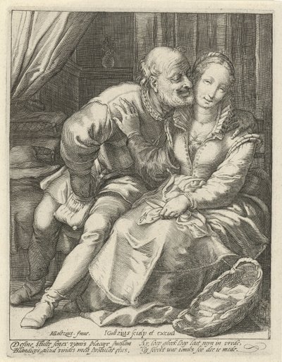 Ungleiche Liebe von Jacob Goltzius (II)