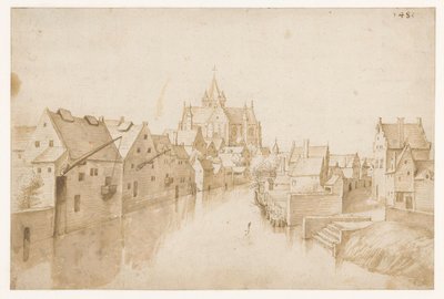 Die Kirche Unserer Lieben Frau über dem Dijle, in Mechelen von Jacob Grimmer (possibly)