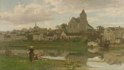 Blick auf Montigny-sur-Loing von Jacob Henricus or Hendricus Maris