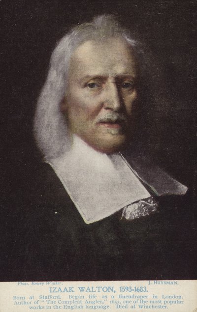 Izaak Walton (1593-1683), englischer Schriftsteller von Jacob Huysmans