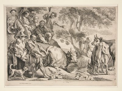 Cacus raubt das Vieh des Herkules von Jacob Jordaens