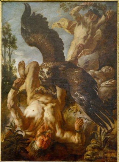 Der gefesselte Prometheus von Jacob Jordaens